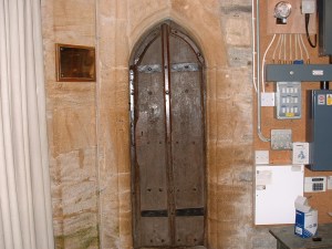 The Tower Door in the church